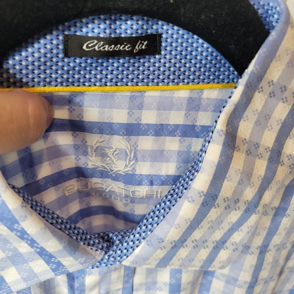 Bugatchi Uomo Button Up Mens Medium - image 4